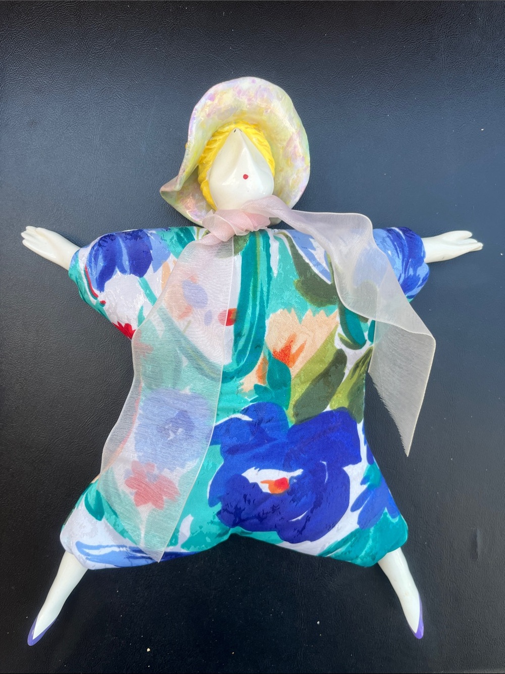 POUPEE Millet doll by Serge Floral Fabric Doll Starfish style